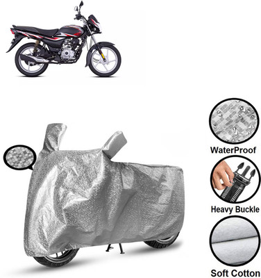 CODOKI Waterproof Two Wheeler Cover for Bajaj(ComforTec, Silver)