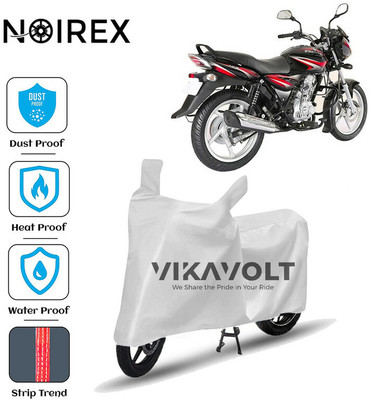 NOIREX Waterproof Two Wheeler Cover for Bajaj(Discover 125 DTS-i, Silver)