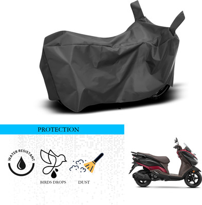 ANTHUB Waterproof Two Wheeler Cover for Suzuki(Burgman Street, Black)