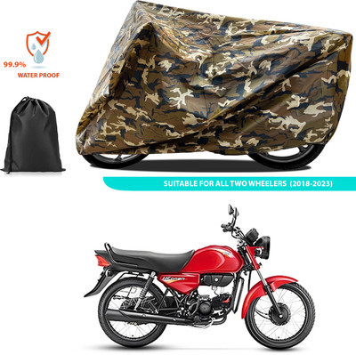 CODOKI Two Wheeler Cover for Hero(CD Dawn, Yellow)