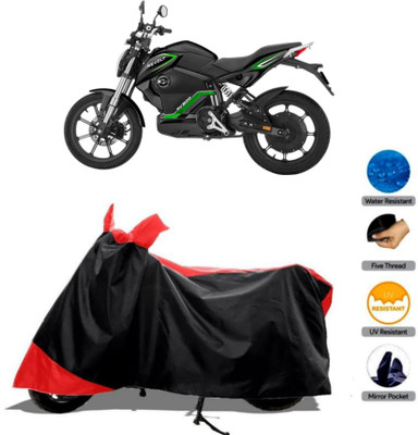 HWSXQAE Waterproof Two Wheeler Cover for Revolt(RV 300, Red)