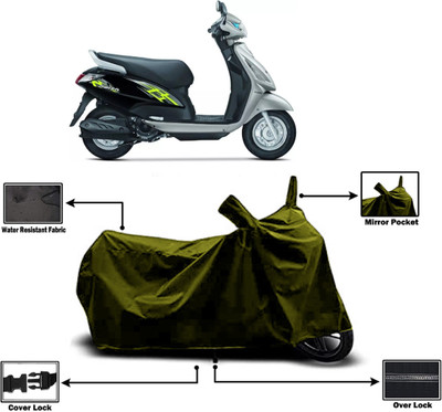 Amexride Two Wheeler Cover for Suzuki(Swish 125, Green)