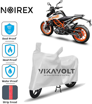 NOIREX Waterproof Two Wheeler Cover for KTM(390 Duke, Silver)