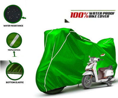 pocket bazar Waterproof Two Wheeler Cover for Hero(Destini 125, Green)