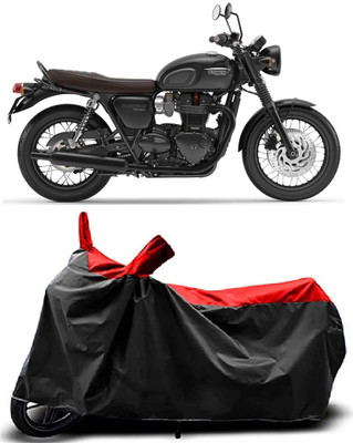 MMSSTAR Waterproof Two Wheeler Cover for Triumph(Bonneville T120 Black BS6, Red)