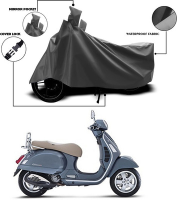 ANTHUB Waterproof Two Wheeler Cover for Vespa(Vespa, Grey)