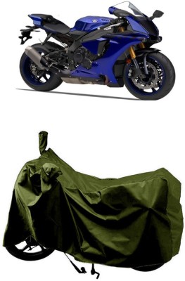 SUGASHRI Waterproof Two Wheeler Cover for Yamaha(YZF R1, Green)