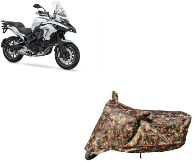 Anlopeproducts Waterproof Two Wheeler Cover for Benelli(TRK 502, Red)