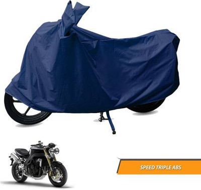 smwzxyu Waterproof Two Wheeler Cover for Triumph(Speed Triple ABS, Blue)