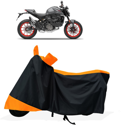 Tricway Two Wheeler Cover for Ducati(Monster 821, Orange)