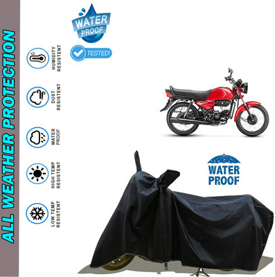 AutoGalaxy Waterproof Two Wheeler Cover for Hero(CD Dawn, Black)