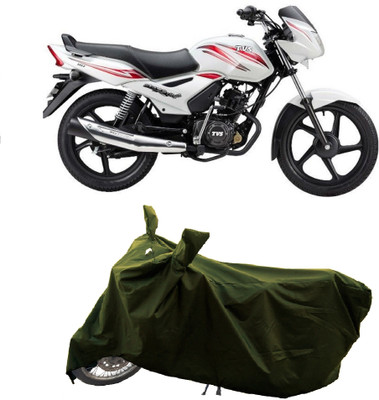 GROFATIK Two Wheeler Cover for TVS(Star Sport, Green)