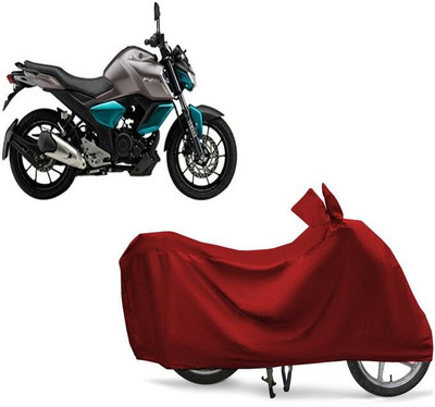 KEDIT Two Wheeler Cover for Yamaha(FZ S V3, Maroon)