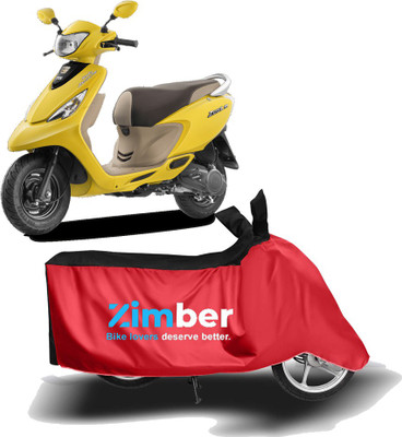 THE REAL ARV Two Wheeler Cover for TVS(Zest, Red, Black)