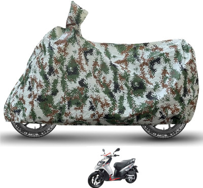 Caronix Waterproof Two Wheeler Cover for Aprilia(SR 125, Green)