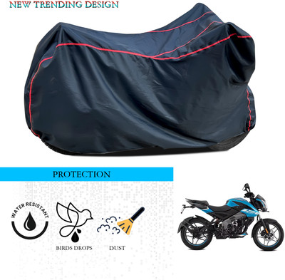 ANTHUB Waterproof Two Wheeler Cover for Bajaj(Pulsar NS125, Black)