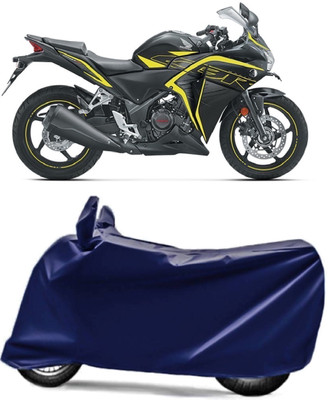 AUCTIMO Two Wheeler Cover for Honda(CBR 250R, Blue)