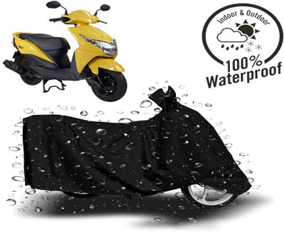 Autoinnovation Waterproof Two Wheeler Cover for Honda(Dio, Black)