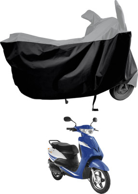 Amexride Two Wheeler Cover for Indus(Yo Xplor, Black, Grey)