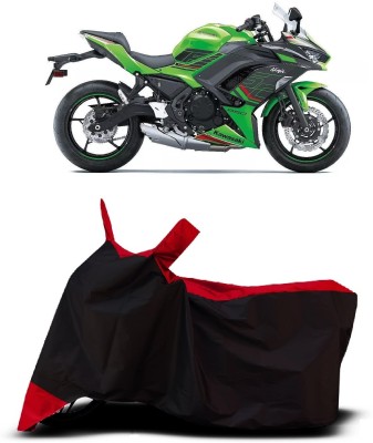 VESMEI Two Wheeler Cover for Kawasaki(Ninja 650 BS6, Red)