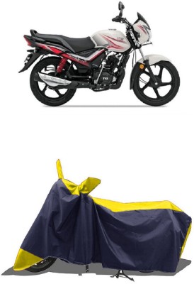 SUGASHRI Waterproof Two Wheeler Cover for TVS(Star City, Yellow, Blue)