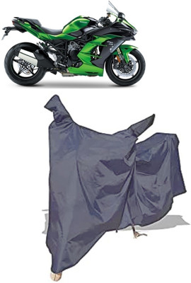 Amexride Two Wheeler Cover for Kawasaki(Ninja H2 SX, Grey)