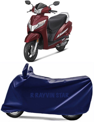 R Rayvin Star Two Wheeler Cover for Honda(Activa 125, Blue)