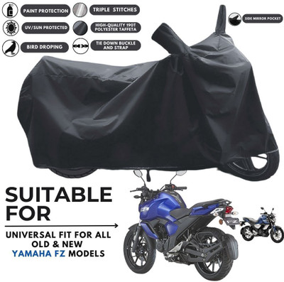 MADAFIYA Two Wheeler Cover for Yamaha(FZ-FI BS6, Black)