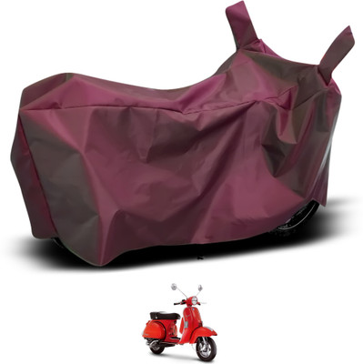GOSHIV-car and bike accessories Waterproof Two Wheeler Cover for LML(Star Euro 200, Maroon)