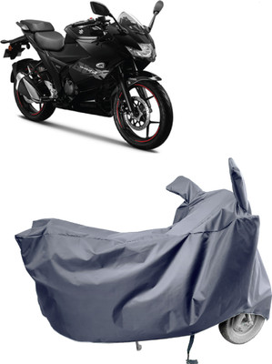 Amexride Two Wheeler Cover for Suzuki(Gixxer SF 150, Grey)
