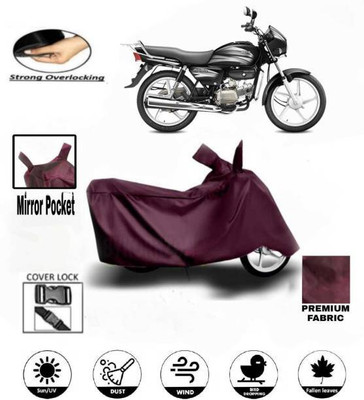 smwzxyu Waterproof Two Wheeler Cover for Hero(Splendor Pro, Maroon)