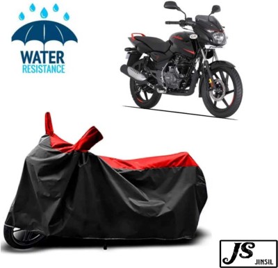 JSJINSIL Waterproof Two Wheeler Cover for Bajaj(Pulsar 125, Red, Black)