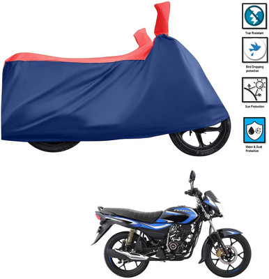 PAGORA Waterproof Two Wheeler Cover for Bajaj(Platina 110 H-Gear BS6, Red)