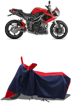 SUGASHRI Waterproof Two Wheeler Cover for DSK Benelli(TNT R, Red, Blue)