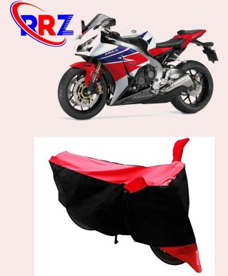 RRZ Waterproof Two Wheeler Cover for Honda(CBR1000RR Fireblade, Black, Red)