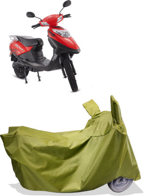 Amexride Two Wheeler Cover for Hero Electric(Electric Flash, Maroon)