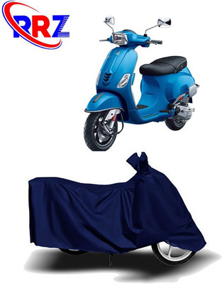 RRZ Two Wheeler Cover for Vespa(Piaggio Vespa, Blue)