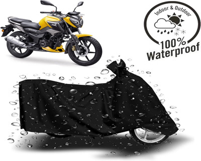 Autoinnovation Waterproof Two Wheeler Cover for TVS(Raider, Black)