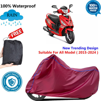 AUTOCAD Waterproof Two Wheeler Cover for Hero(Maestro Edge 110 BS6, Maroon)
