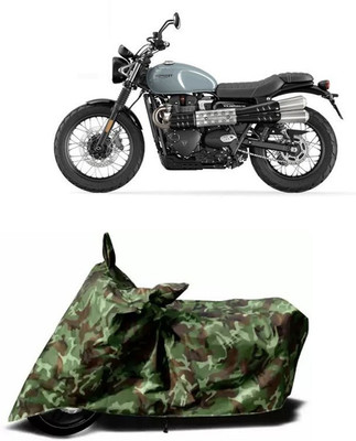 KPIND Waterproof Two Wheeler Cover for Triumph(Street Scrambler, Multicolor)