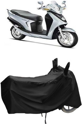 Autoprime Two Wheeler Cover for Hero(Leap Hybrid SES BS6, Black)