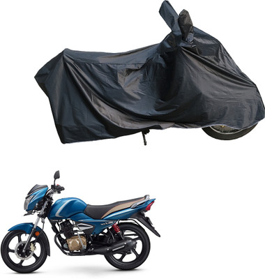 Motodreka Waterproof Two Wheeler Cover for TVS(Victor, Black)