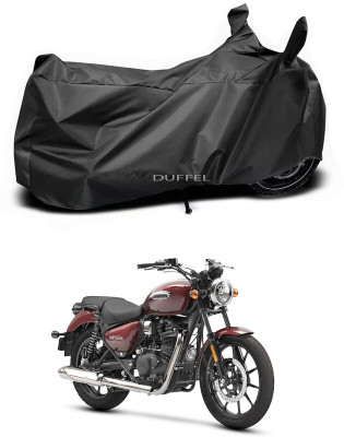 Duffel Two Wheeler Cover for Royal Enfield(Meteor, Black)
