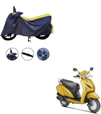 Furnish Flow Two Wheeler Cover for Honda(Activa 5G, Yellow)