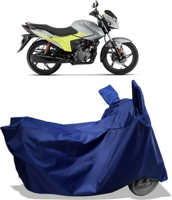 Amexride Two Wheeler Cover for Hero(Glamour Blaze, Blue)