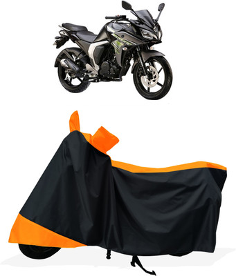 Tricway Two Wheeler Cover for Yamaha(Fazer-FI BS6, Orange, Black)