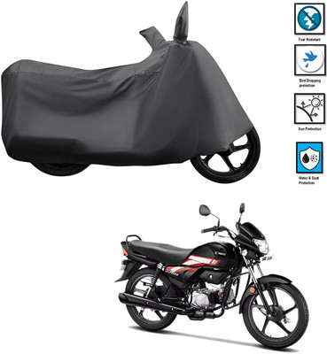 PAGORA Waterproof Two Wheeler Cover for Hero(CD deluxe, Grey)