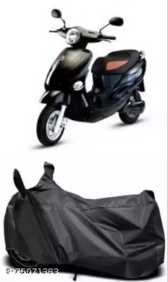 gurukul mart Waterproof Two Wheeler Cover for Techo Electra(Centuro, Black)