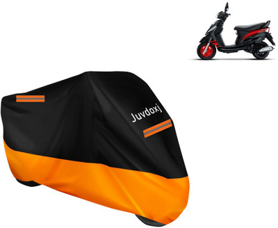 Juvdoxj Waterproof Two Wheeler Cover for Mahindra(Rodeo UZO, Orange)