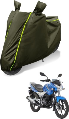 Auto Hub Waterproof Two Wheeler Cover for Bajaj(Discover 125 DTS-i, Green)